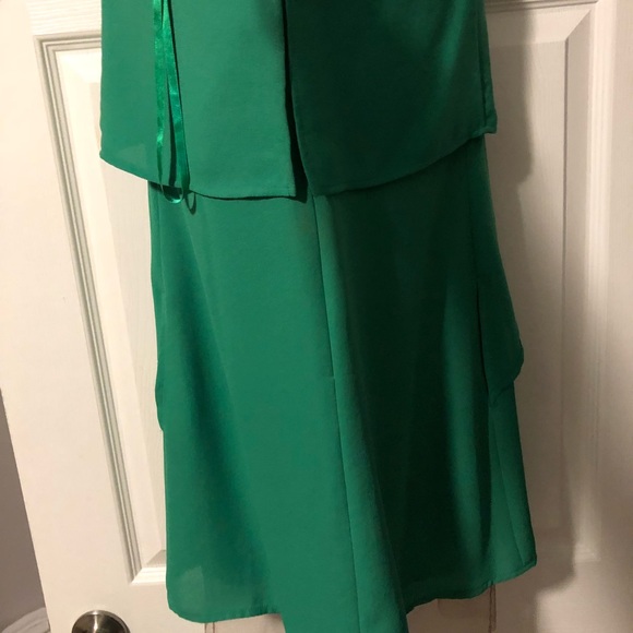 BCBG Strapless Draped Dress - Picture 2 of 4